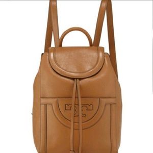 Tory Burch Serif T Leather Backpack